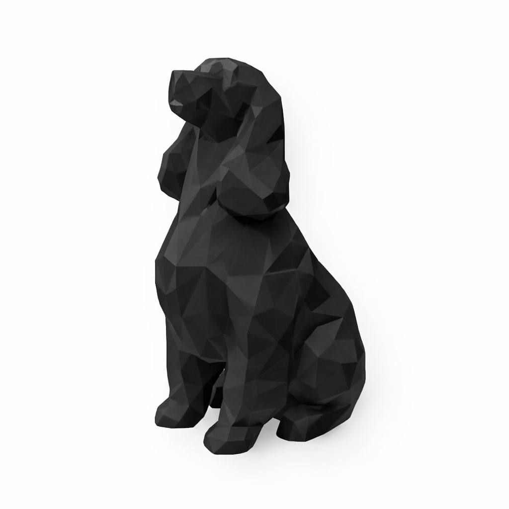 Black Cocker Spaniel Pet Urn