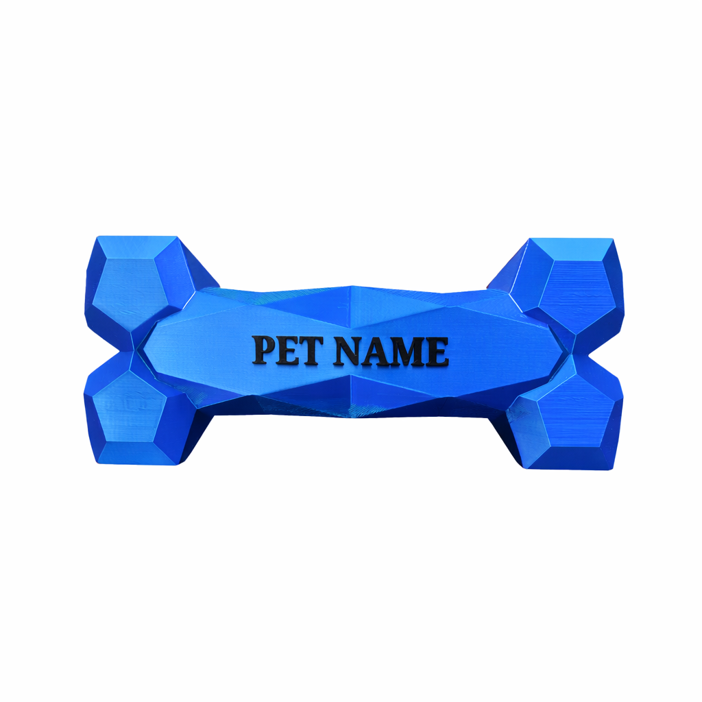 Blue Dog Bone Pet Urn
