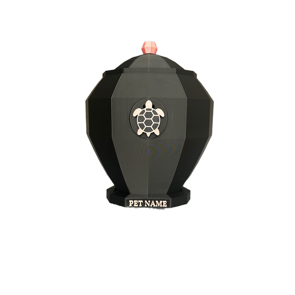 Pink Turtle Pet Urn