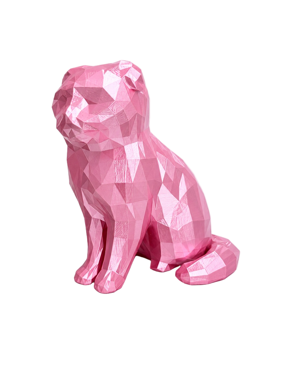 pink Scottish Fold Cat Pet Capsule Urn