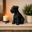 Black Schnauzer custom Pet Urn