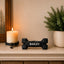 black dog bone custom pet urn