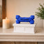 white Vault blue Bone custom Pet Urn
