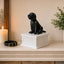 Black Beagle White Vault Custom Pet Urn