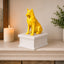 white vault gold Shetland Shepherd custom pet urn