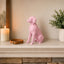 Pink Brittany Spaniel custom Pet Urn