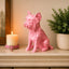 Pink Yorkshire Terrier custom Pet Urn