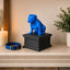 black vault blue english bulldog custom pet urn