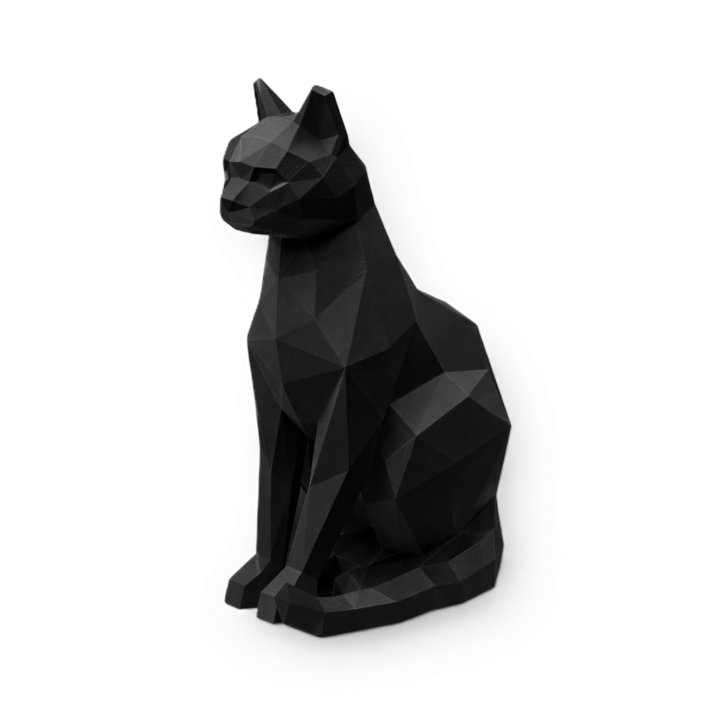 Black  Cat Pet Urn Capsule