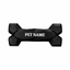 Black Dog Bone Pet Urn