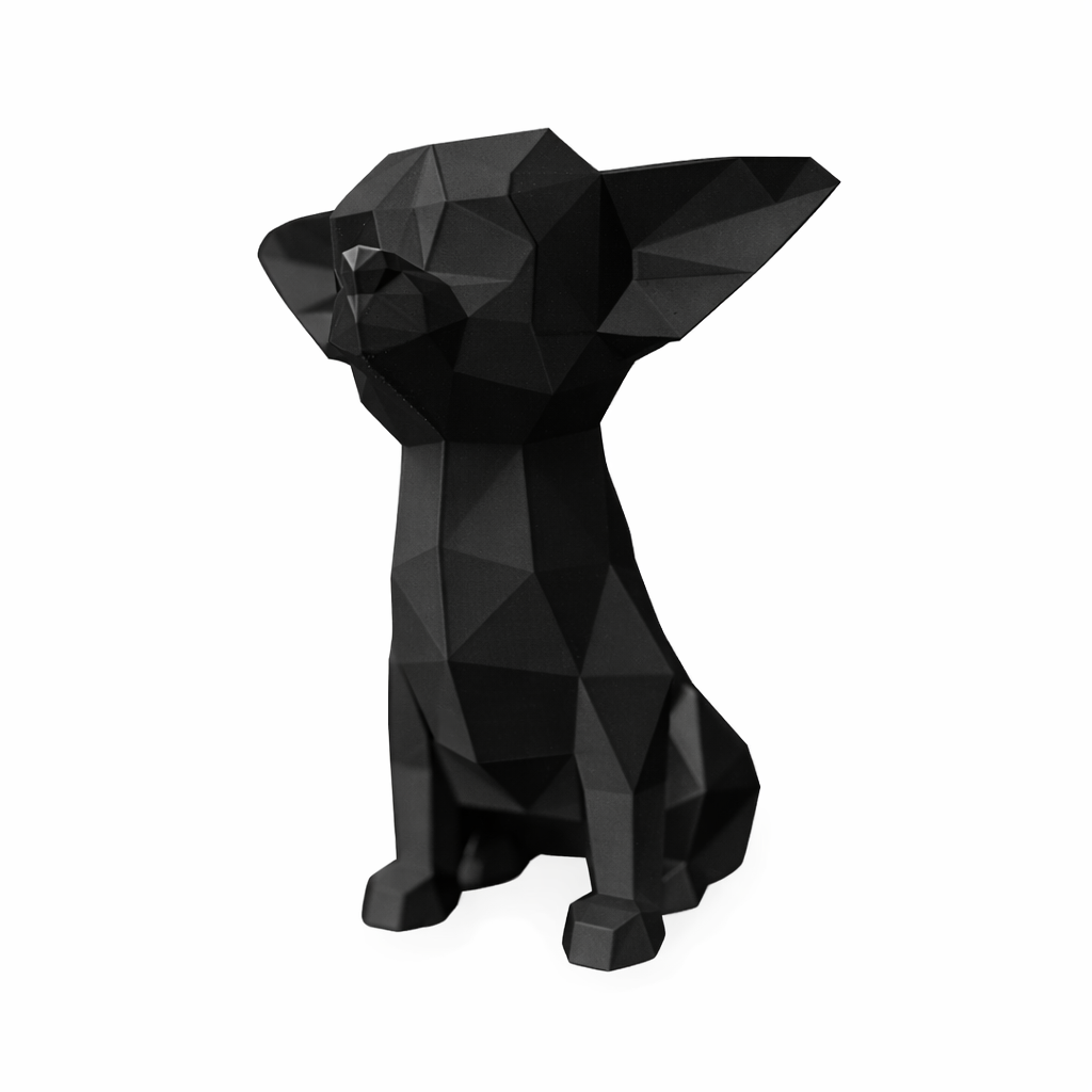 Black Chihuahua Pet Urn