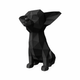 Black Chihuahua Pet Urn