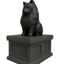 black vault black pomeranian pet memorial urn