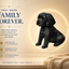 Black Maltese Custom Pet Urn