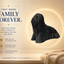Black Lhasa Apso Custom Pet Urn