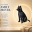 Black Husky Custom Pet Urn