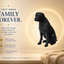 Black Boxer Custom Pet Urn