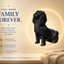 Black Shih Tzu Custom Pet Urn