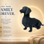 Black Dachshund Custom Pet Urn