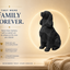 Black Cocker Spaniel Custom Pet Urn