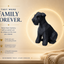 Black Schnauzer Custom Pet Urn