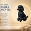 Black Poodle Custom Pet Urn