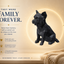 Black Yorkshire Terrier Custom Pet Urn