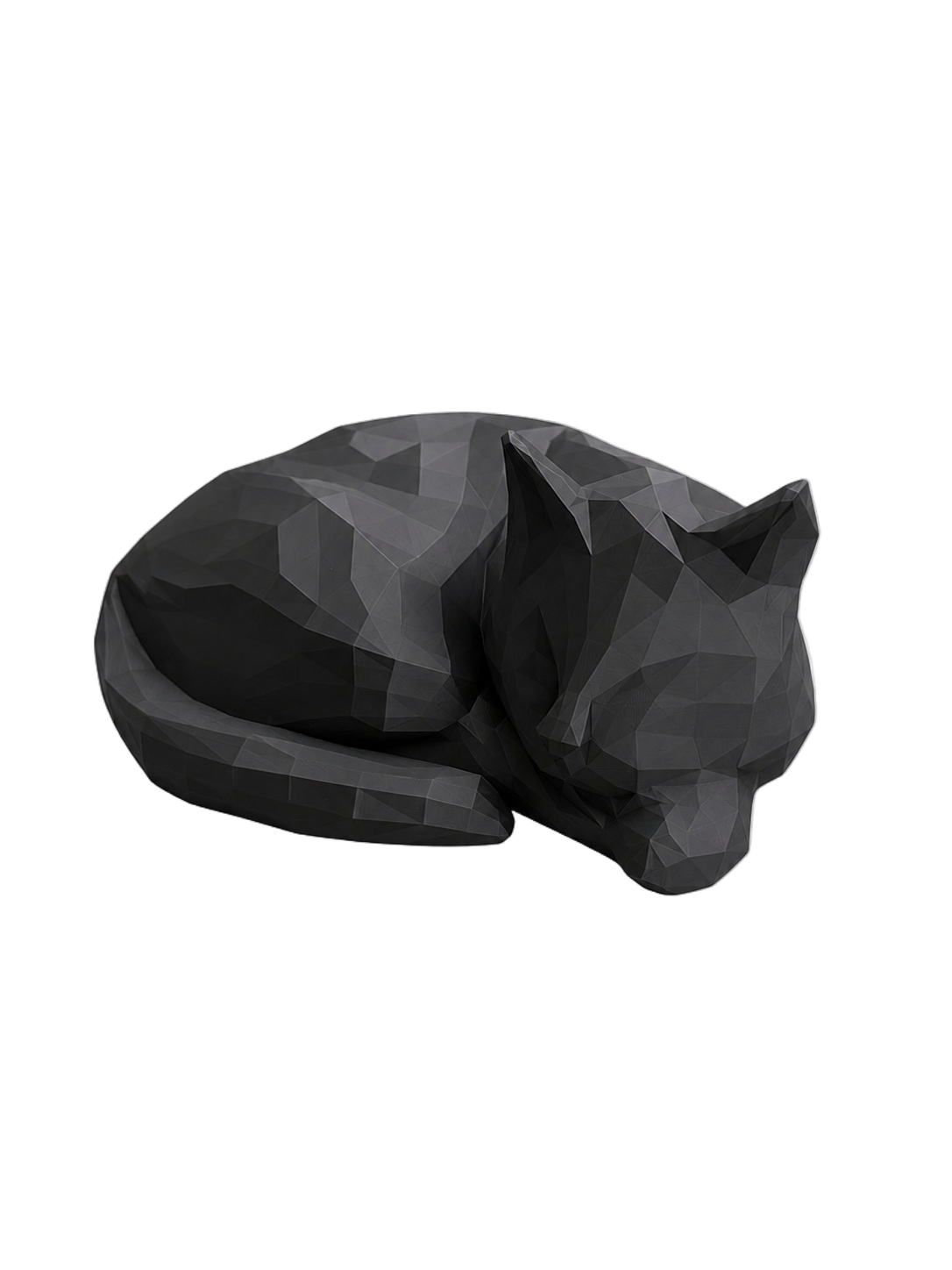black Cat resting Pet Capsule Urn