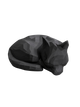 black Cat resting Pet Capsule Urn