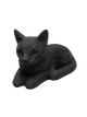 black Cat laying Pet Capsule Urn