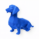 Blue Dachshund Pet Urn