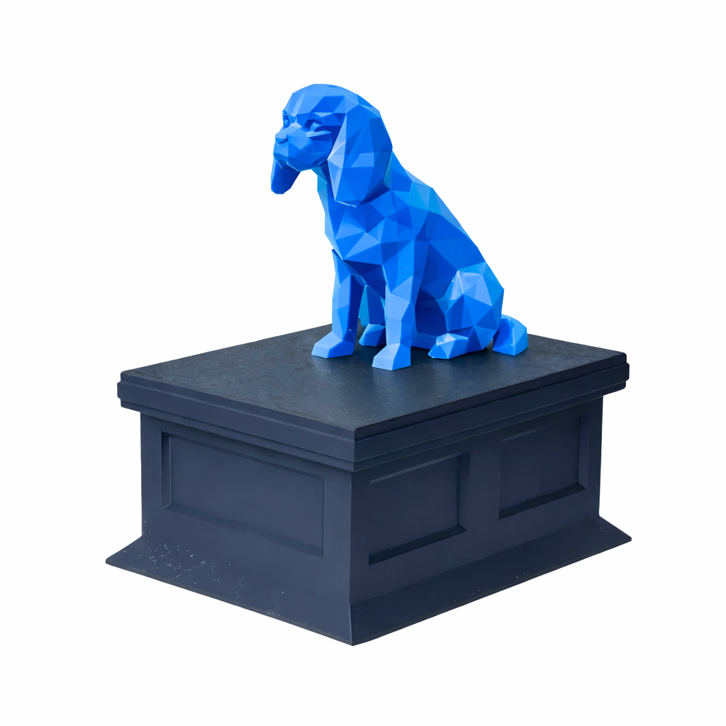 black vault blue cavalier king charles spaniel pet urn