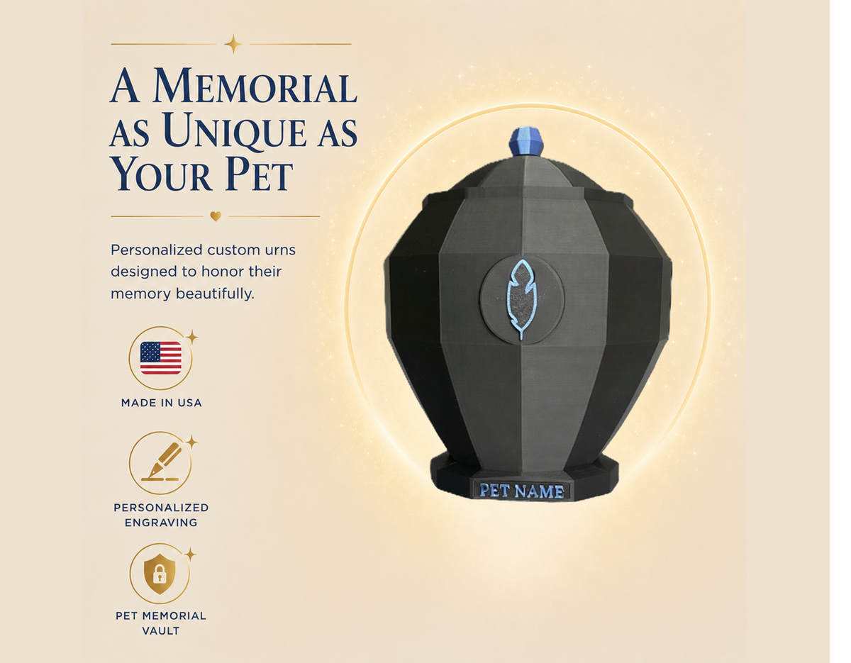 Pet Capsule - Bird Emblem Pet Urn