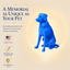 Blue Labrador Custom Pet Urn
