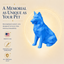 Blue Shetland Shephard Custom Pet Urn
