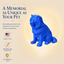 Blue Chow Chow Custom Pet Urn