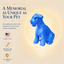 Blue Schnauzer Custom Pet Urn