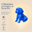 Blue Maltese Custom Pet Urn