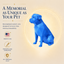Blue Rottweiler Custom Pet Urn