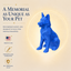 Blue German Shepherd Custom Pet Urn