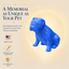 Blue English Bulldog Custom Pet Urn