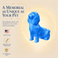 Blue Shih Tzu Custom Pet Urn