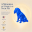 Blue Cavalier King Charles Spaniel Custom Pet Urn