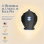 Blue Police Dog Pet Urn capsule