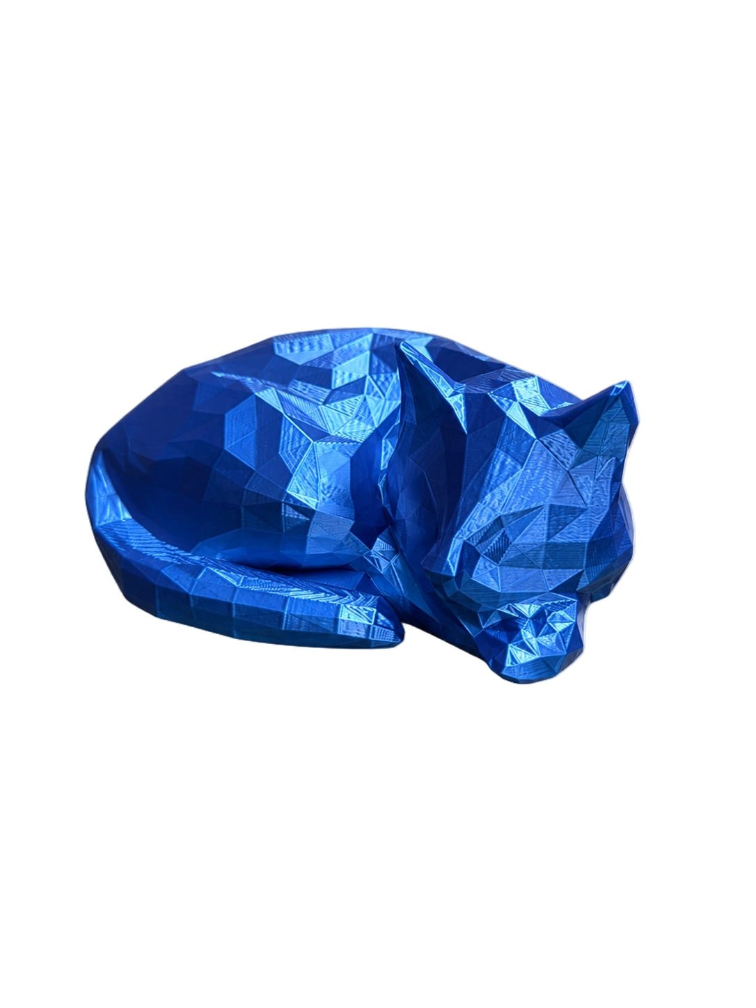 blue Cat resting Pet Capsule custom Urn