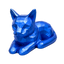 blue Cat laying Pet Capsule Urn