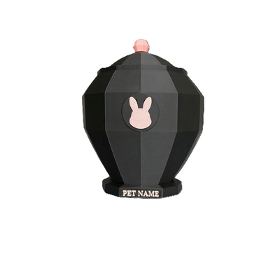 Pink Rabbit Pet Urn