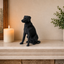 Black Labrador custom Pet Urn