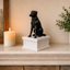 white vault black labrador custom pet urn