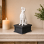 black vault white english setter custom pet urn